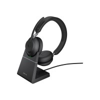 Jabra Evolve2 65 - MS Stereo - Cuffia - Padiglione auricolare - Ufficio/Call center - Nero - Stereofonico - Accoppiamento Bluetooth - Multitasto - Riproduzione/Pausa - Track < - Track > - Volume + - Volume -