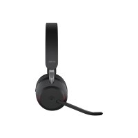 Jabra Evolve2 65 - MS Stereo - Cuffia - Padiglione auricolare - Ufficio/Call center - Nero - Stereofonico - Accoppiamento Bluetooth - Multitasto - Riproduzione/Pausa - Track < - Track > - Volume + - Volume -