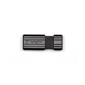 Verbatim PinStripe - Memoria USB da 8 GB - Nero - 8 GB - USB tipo A - 2.0 - 10 MB/s - Lamina di scorrimento - Nero