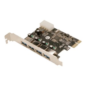 LogiLink USB 3.0 4-Port PCI Express Card - USB-Adapter