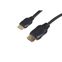 Wentronic S-Conn HDMI - Mini-HDMI 2m - 2 m - HDMI Typ A (Standard) - HDMI Type C (Mini) - 8,16 Gbit/s - Schwarz