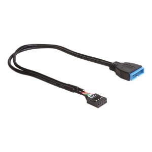 Delock USB internal cable - 9 pin USB header (F) to 19...