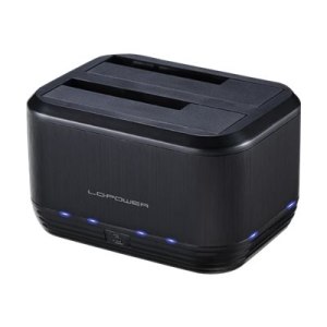 LC-Power LC-DOCK-U3-III - HDD docking station with on/off power switch, clone function
