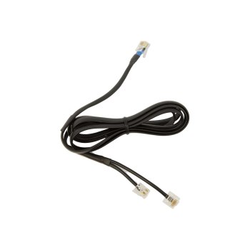 Jabra DHSG cable - Nero - Maschio - Maschio - Piatto - Cina - 80 mm