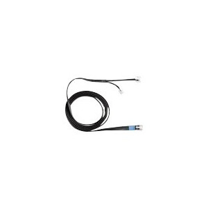 Jabra DHSG cable - Nero - Maschio - Maschio - Piatto - Cina - 80 mm