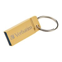 Verbatim Metal Executive - Memoria USB 3.0 da 64 GB - Oro - 64 GB - USB tipo A - 3.2 Gen 1 (3.1 Gen 1) - Senza coperchio - Oro