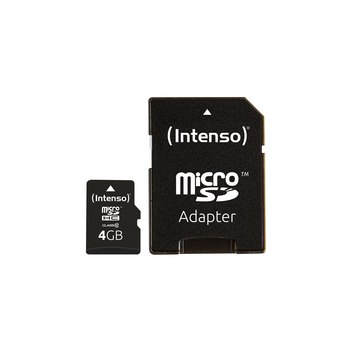 Intenso Class 10 - Flash-Speicherkarte (microSDHC/SD-Adapter inbegriffen)