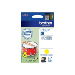 Brother LC22UY - XL - Gelb - Original - Tintenpatrone