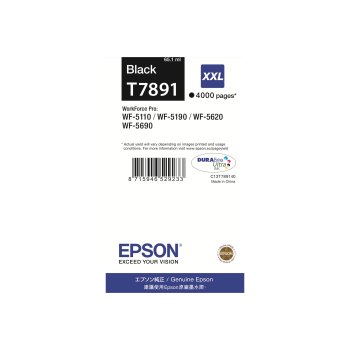 Epson T7891 - 65.1 ml - Größe XXL - Schwarz - Original