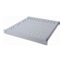 DIGITUS shelf with variable mounting rails for fixed installation in 483 mm (19") cabinets