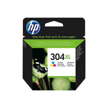 HP 304XL - Hohe Ergiebigkeit - Farbe (Cyan, Magenta, Gelb)