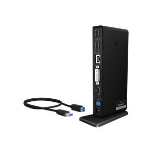 ICY BOX IB-DK2241AC - Dockingstation - USB - DVI, HDMI