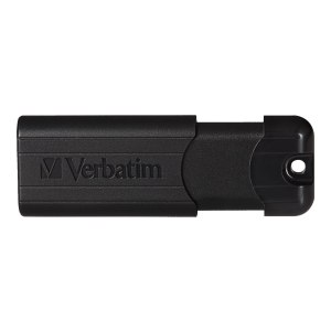 Verbatim PinStripe 3.0 - Memoria USB 3.0 da 256GB ? - Nero - 256 GB - USB tipo A - 3.2 Gen 1 (3.1 Gen 1) - Lamina di scorrimento - 7 g - Nero