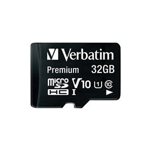 Verbatim Flash-Speicherkarte (microSDHC/SD-Adapter inbegriffen)