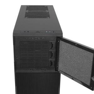 Nanoxia Deep Silence 3 - Tower - ATX - ohne Netzteil - Schwarz - USB/Audio