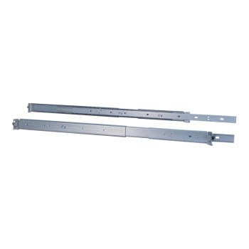 Inter-Tech Telescopic Glides for Rack - Gray - 2U - 48.3 cm (19")