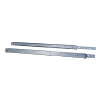 Inter-Tech Teleskopische Gleiter für Rack - Grau - 2U - 48.3 cm (19")