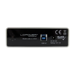 LC Power LC-35U3 - Speichergehäuse - 3.5" (8.9 cm) - SATA 6Gb/s - USB 3.0 - Schwarz