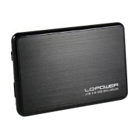 LC-Power LC-25BUB3 - 2.5" - SATA - Seriale ATA II - 5 Gbit/s - Alluminio - Nero