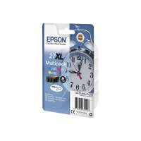 Epson Alarm clock Multipack Sveglia 3 colori Inchiostri DURABrite Ultra 27XL - Resa elevata (XL) - Inchiostro a base di pigmento - 10,4 ml - 1100 pagine - 3 pz - Confezione multipla