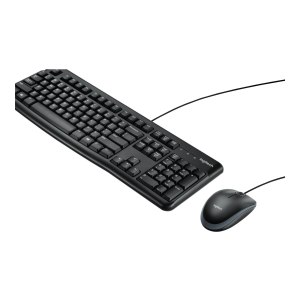 Logitech Desktop MK120 - Cablato - USB - QWERTZ - Nero -...