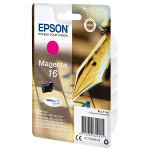 Epson Pen and crossword Singlepack Magenta 16 DURABrite Ultra Ink - Standard Yield - Pigment-based ink - 3.1 ml - 165 pages - 1 pc(s)