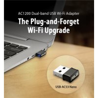 ASUS USB-AC53 Nano - Netzwerkadapter - USB 2.0