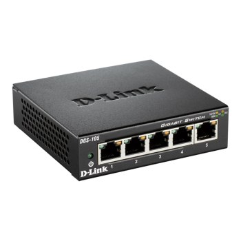 D-Link DGS 105 - Switch - 5 x 10/100/1000 - Desktop