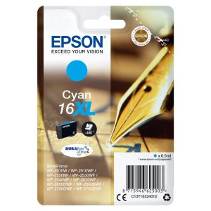 Epson Pen and crossword Singlepack Cyan 16XL DURABrite Ultra Ink - High (XL) Yield - 6.5 ml - 450 pages - 1 pc(s)