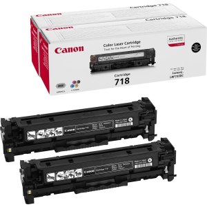 Cartuccia toner Canon CRG-718 Bk VP 2 pezzo(i) Nero...