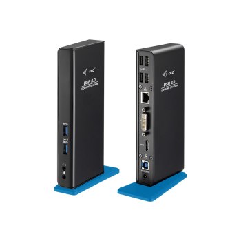 i-Tec USB 3.0 Dual Docking Station - Dockingstation - USB - DVI, HDMI - GigE