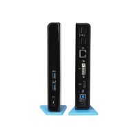 i-Tec USB 3.0 Dual Docking Station - Dockingstation - USB - DVI, HDMI - GigE