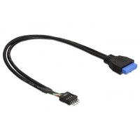 Delock USB cable - 19 pin USB 3.0 header (F) to 8 pin USB 2.0 header (M)