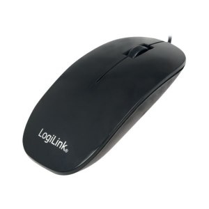 LogiLink Slim - Mouse - right and left-handed
