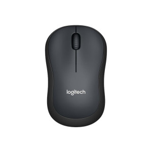 Logitech M220 Silent - Maus - optisch - 3 Tasten - kabellos - 2.4 GHz - kabelloser Empfänger (USB)