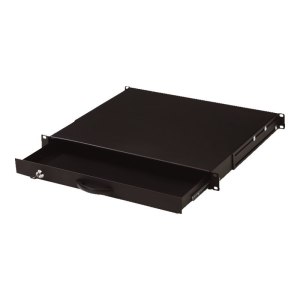 DIGITUS 19" Lockable Keyboard shelf - Nero - 1U -...