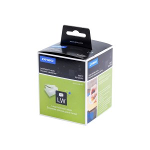 Dymo LabelWriter - Papier - permanenter Klebstoff - weiß - 36 x 89 mm 520 Etikett(en) (2 Rolle(n)