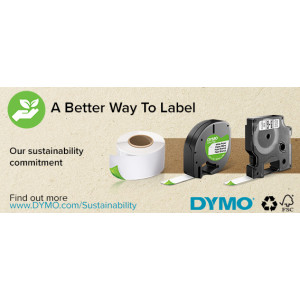 Dymo LabelWriter - Papier - permanenter Klebstoff - weiß - 36 x 89 mm 520 Etikett(en) (2 Rolle(n)