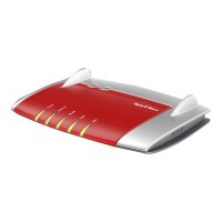 AVM FRITZ!Box 4040 - Wi-Fi 5 (802.11ac) - Dual-band (2.4 GHz / 5 GHz) - Ethernet LAN - Red - Silver - Tabletop router