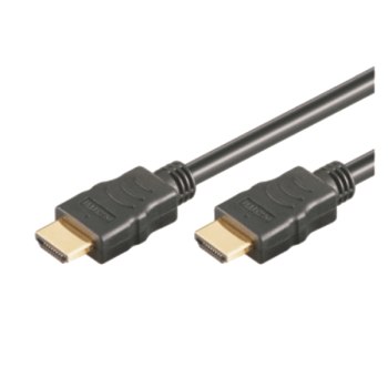 Wentronic HDMI ST - 1m 3D+Ethernet+4K vergoldet - Cable - Digital/Display/Video