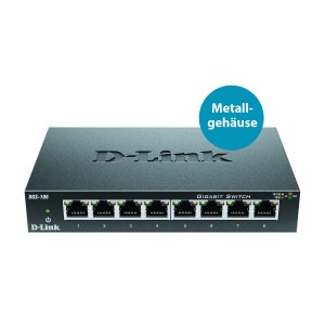 D-Link DGS 108 - Switch - 8 x 10/100/1000 - Desktop