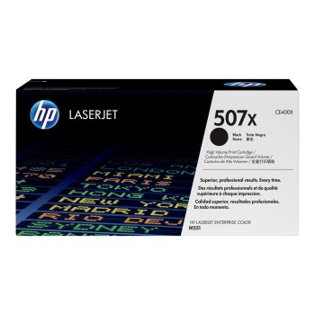 HP Cartuccia Toner originale nero ad alta capacità LaserJet 507X - 11000 pagine - Nero - 1 pz