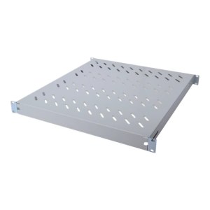 DIGITUS Shelf with Variable Rails for Fixed Mounting in 483 mm (19") Cabinets