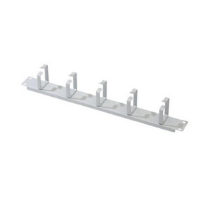 DIGITUS cable management panel with cable routing clamps for 483 mm (19") cabinets, 1U