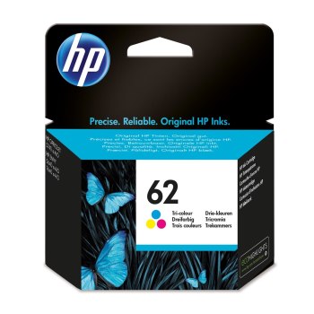 HP 62 Cyan/Magenta/Yellow Original Ink Cartridge