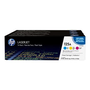 HP 125A - 3er-Pack - Gelb, Cyan, Magenta - original -...