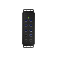 ICY BOX IB-HUB1703-QC3 7 Port USB 3.0 Hub mit 3 Ladeanschlüssen 1x QC 3.0