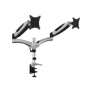 DIGITUS Universal Dual Desktop Monitor Mount with gas...