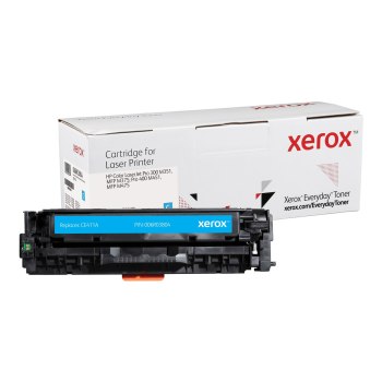 Xerox Everyday Cyan Toner - replacement for HP CE411A - from Xerox - 2600 pages - (006R03804) - 2600 pages - 2600 pages - Cyan - 1 pc(s)