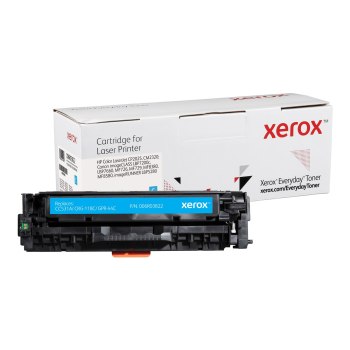 Xerox Everyday Cyan Toner - replacement for HP CC531A/ CRG-118C/ GPR-44C - from Xerox - 2800 pages - (006R03822) - 2800 pages - 2800 pages - Cyan - 1 pc(s)